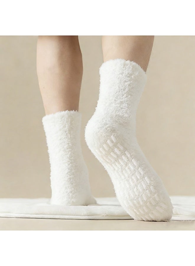 Deyvi Warm & Cozy Ultra-Luxe Cloud Sock for Women & Men - Super Soft Luxurious Fabric Sleep Socks - Image 3